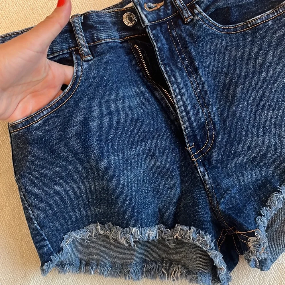 Zara denim stretchy‎ shorts